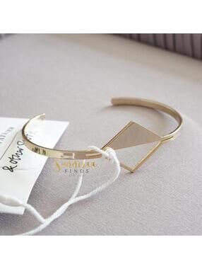 & Other Stories Duo Triangle Cuff Bracelet